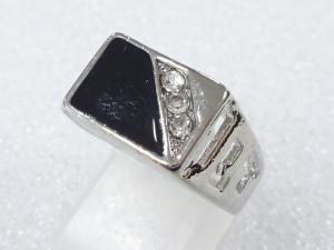 エナメル　クリスタル　指輪(16号)